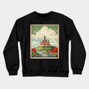 Kizhi Island Russia Vintage Tourism Poster Crewneck Sweatshirt